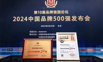 【逐梦新时代，品牌赢未来】利博官网品牌荣登中国品牌500强